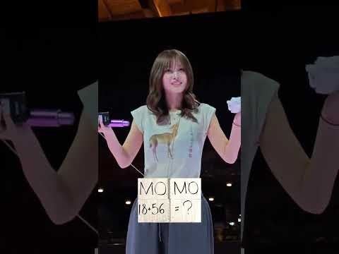 A moment captured by Momo (TWICE)'s fan