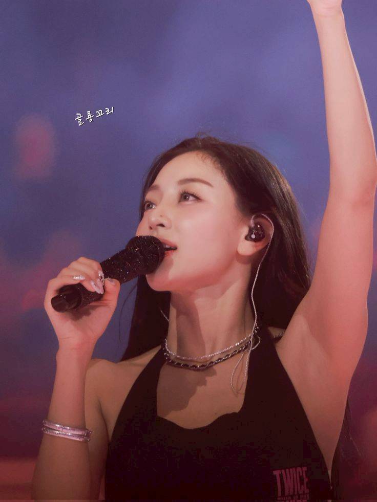 Recent activity shot of Jihyo (TWICE)