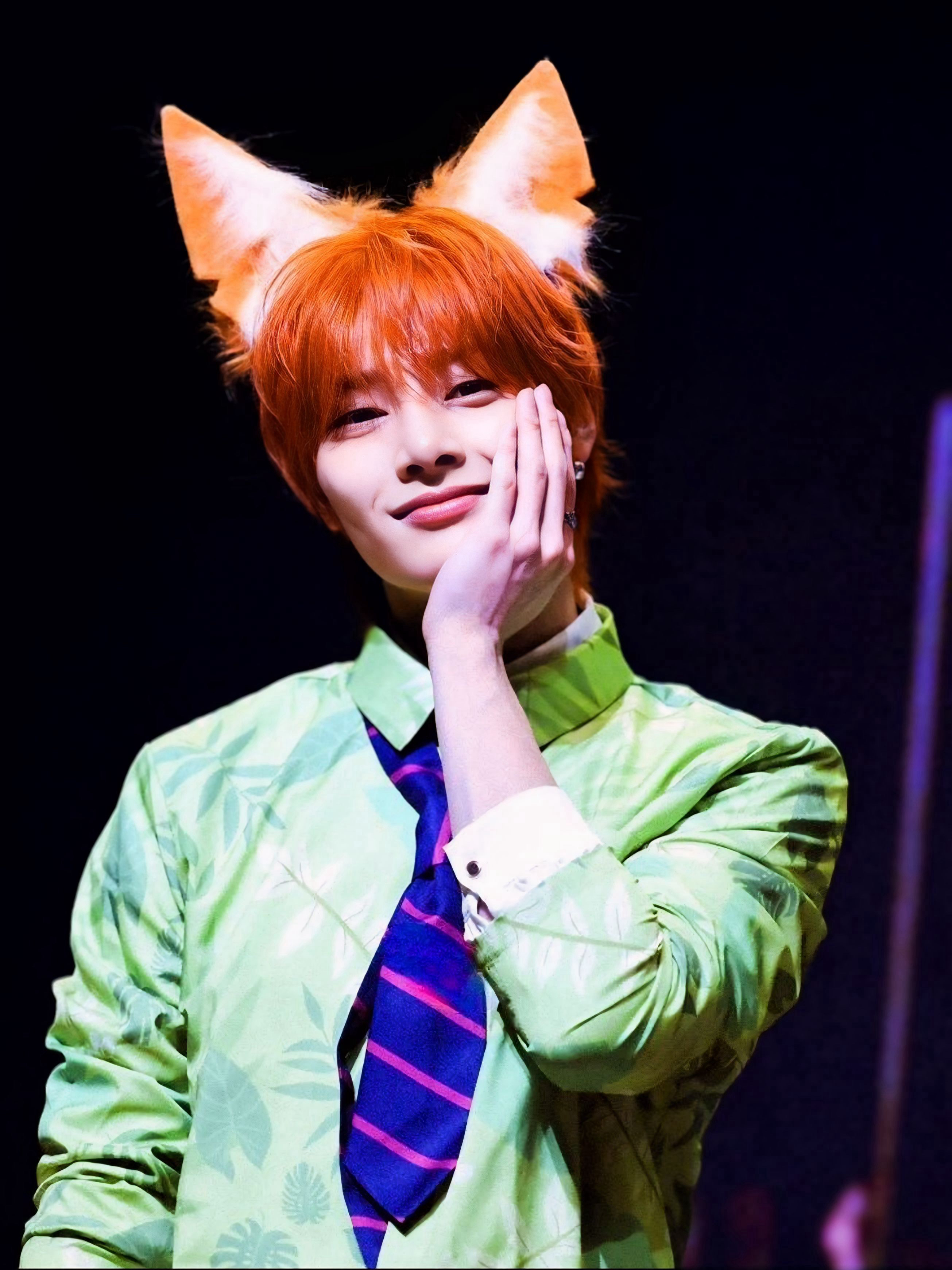 A moment captured by I.N (Stray Kids)'s fan