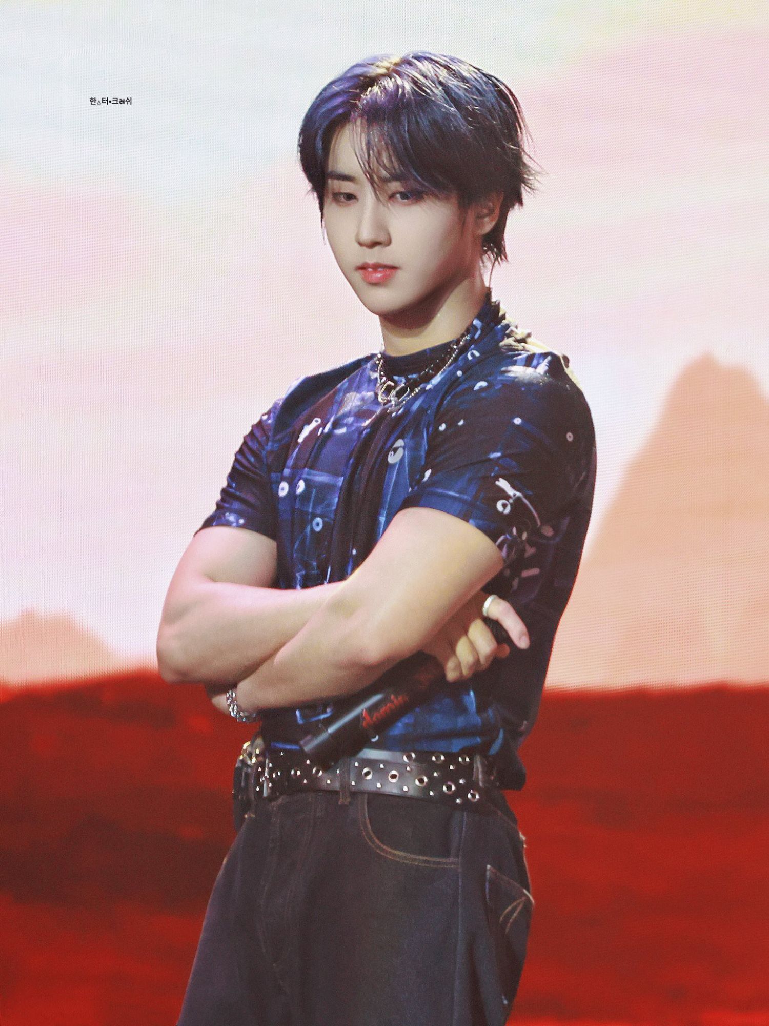 Recent activity shot of HAN (Stray Kids)