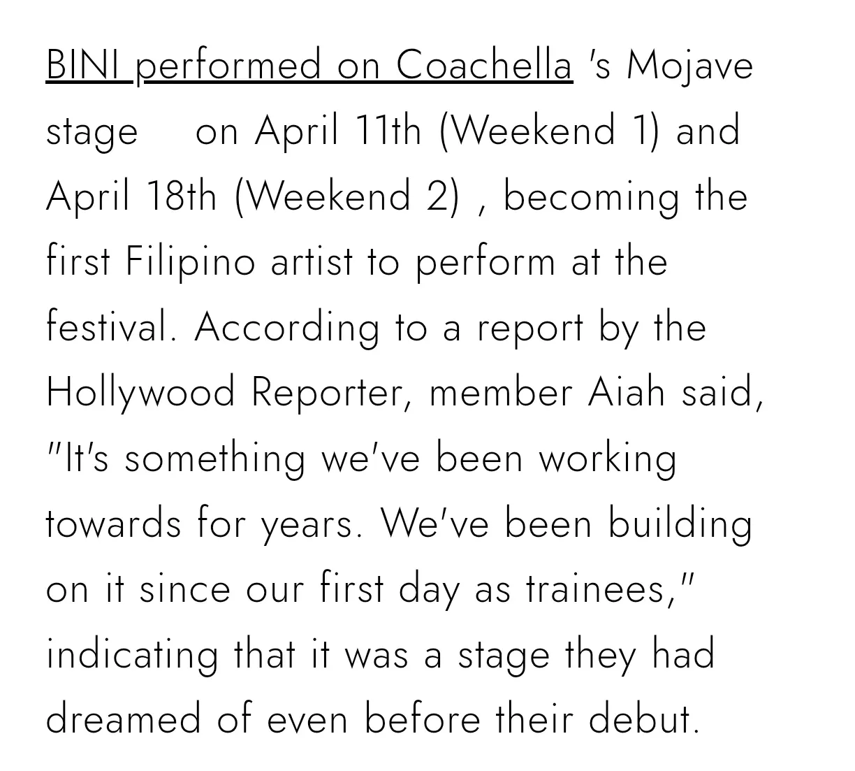 The most beloved wallpaper among BINI's fans