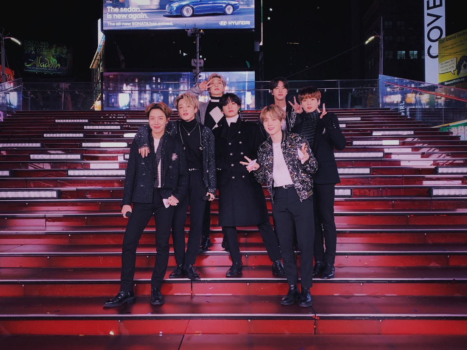 BTSの舞台裏ショット