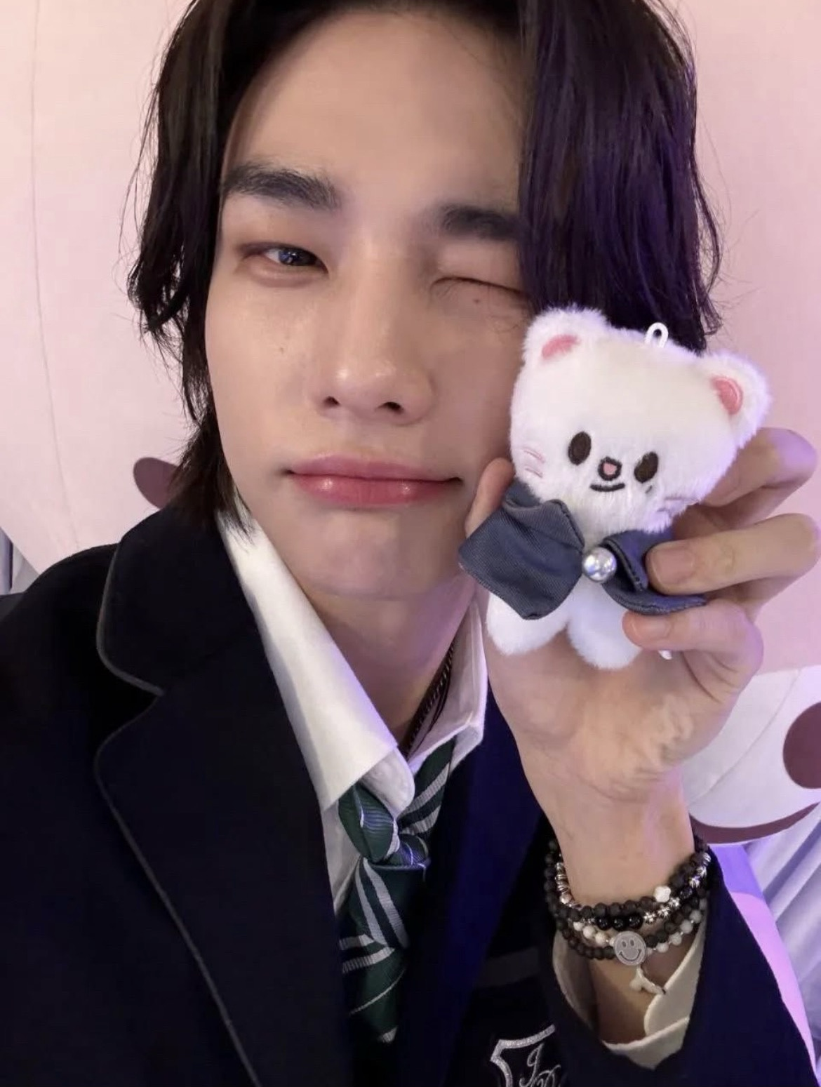 Recent activity shot of Hyunjin (Stray Kids)