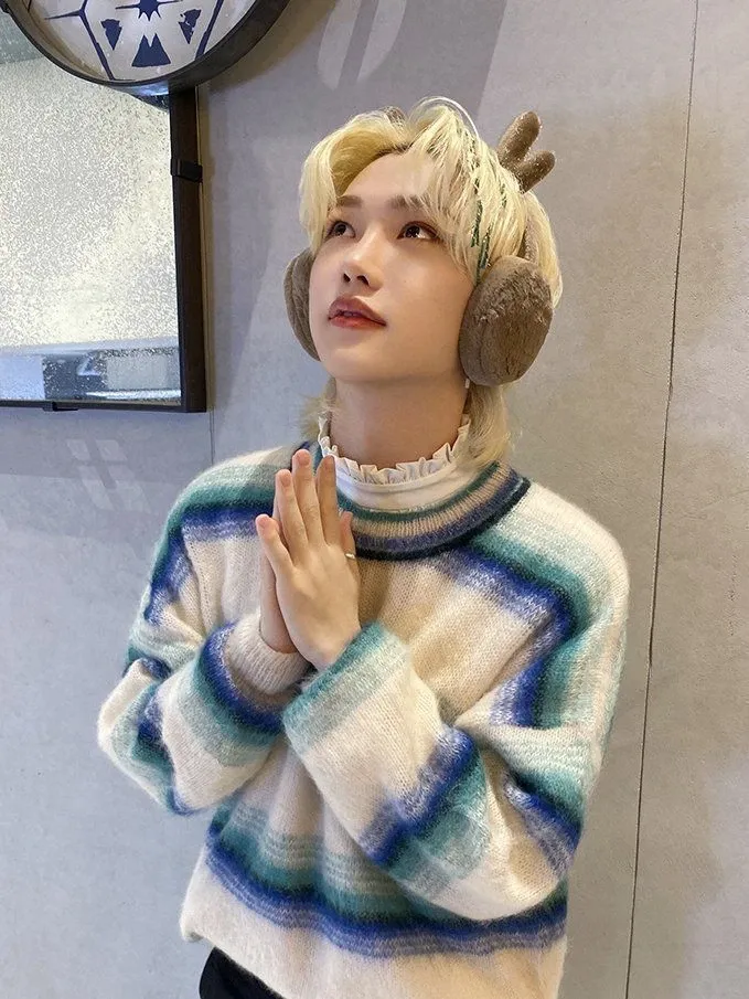 A moment captured by Felix (Stray Kids)'s fan