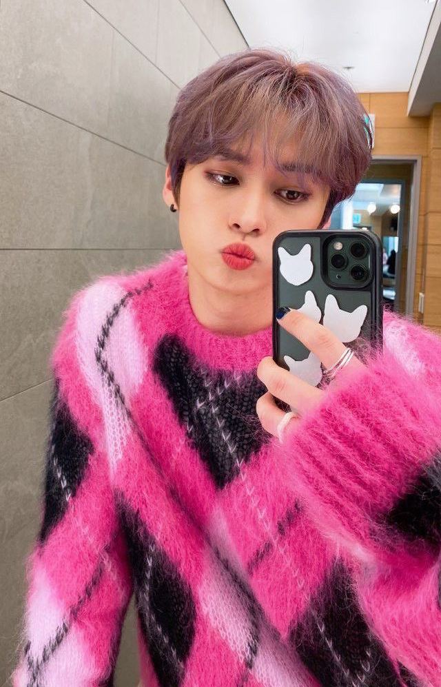 Recent activity shot of Lee Know (Stray Kids)