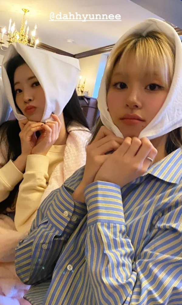 ダヒョン (TWICE)の舞台裏ショット