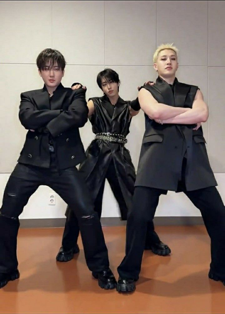 A moment captured by Stray Kids's fan