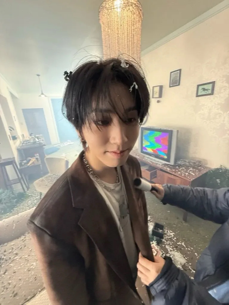 A moment captured by HAN (Stray Kids)'s fan