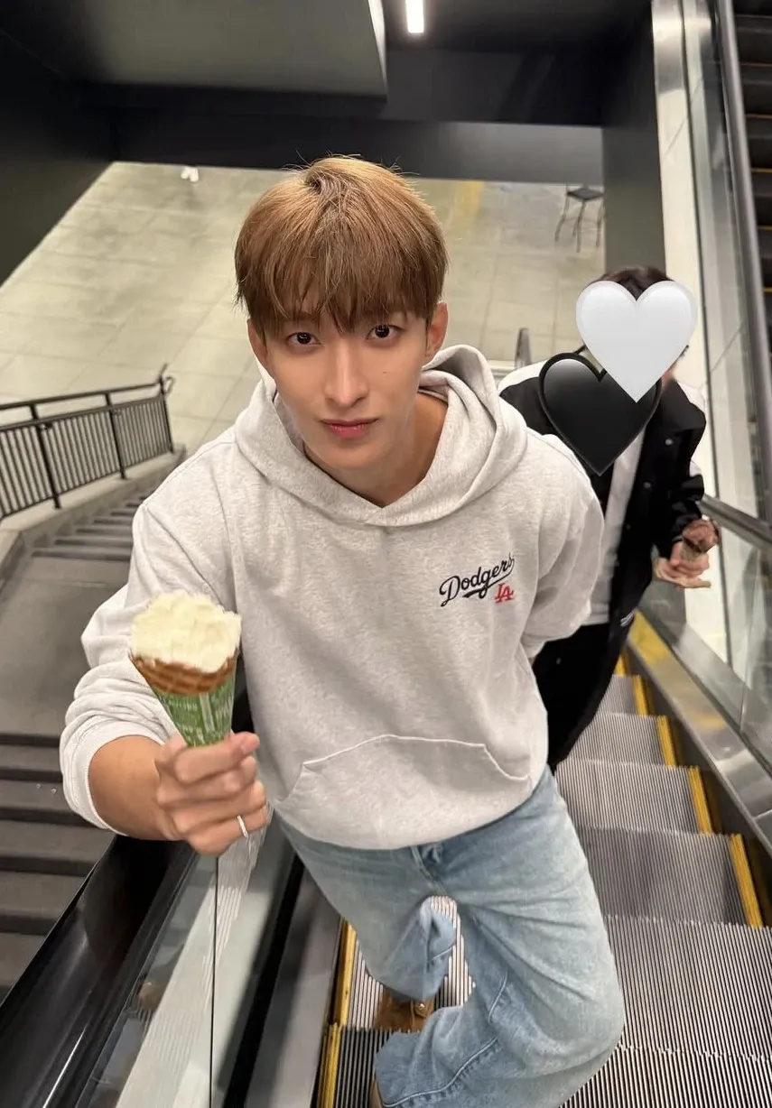 A moment captured by DK (SEVENTEEN)'s fan