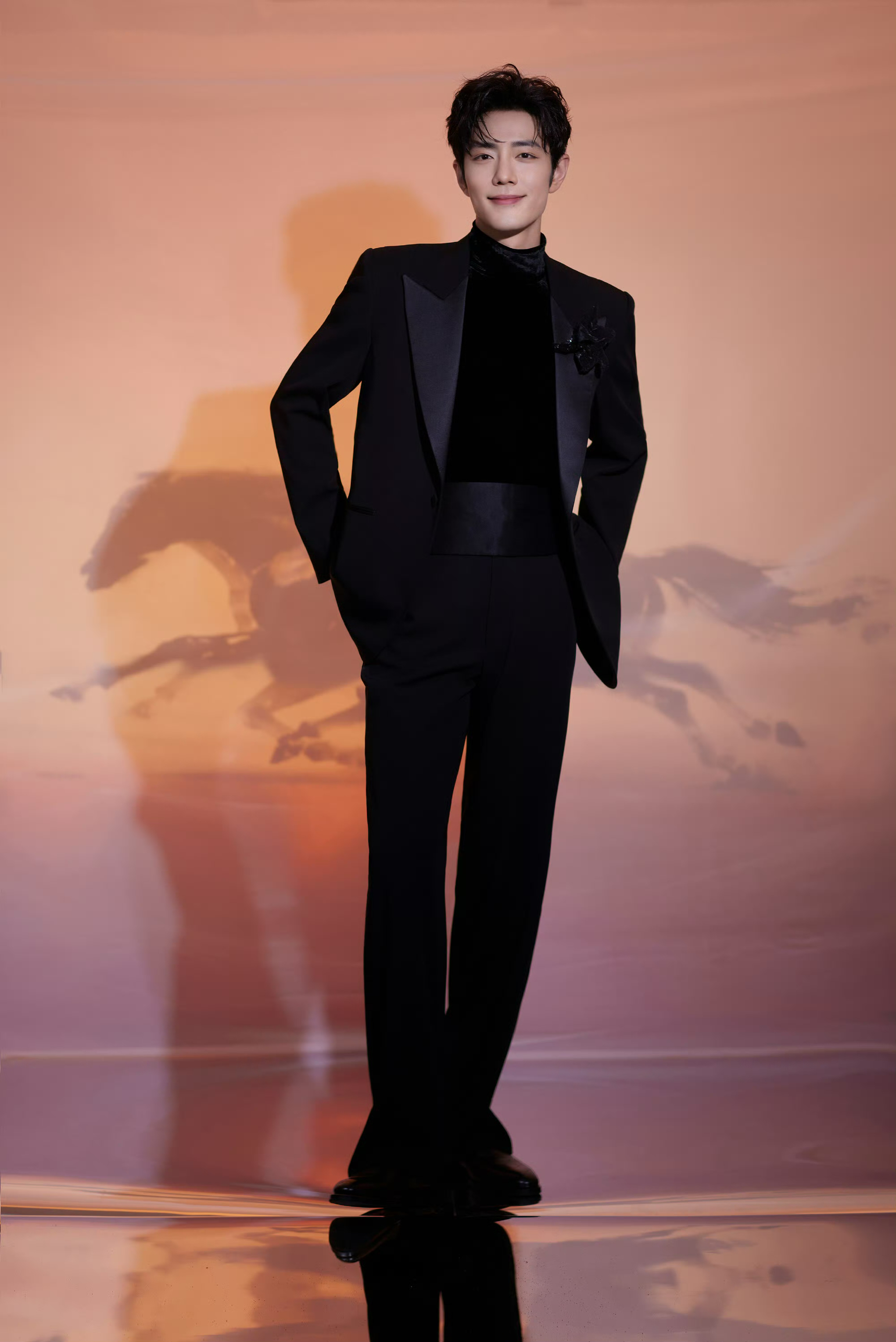 Recent activity shot of Xiao Zhan