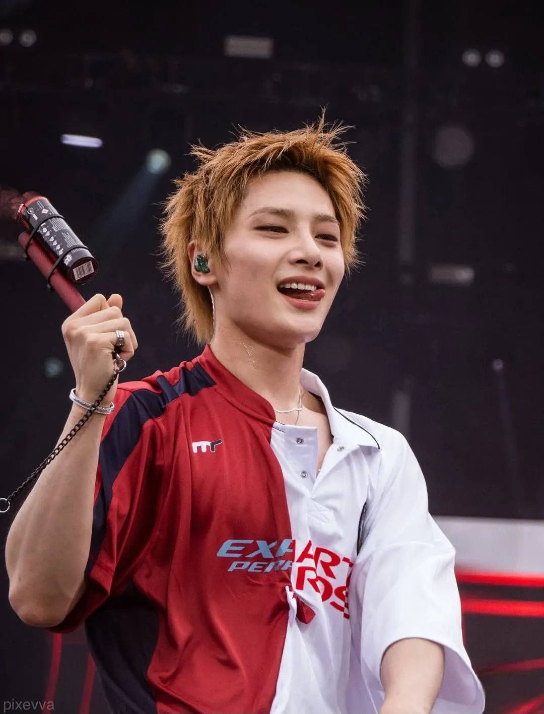 A moment captured by I.N (Stray Kids)'s fan