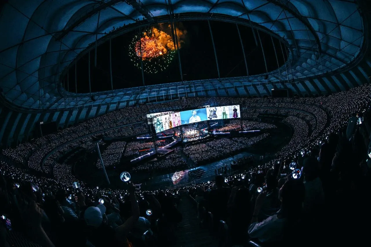 A moment captured by BTS's fan