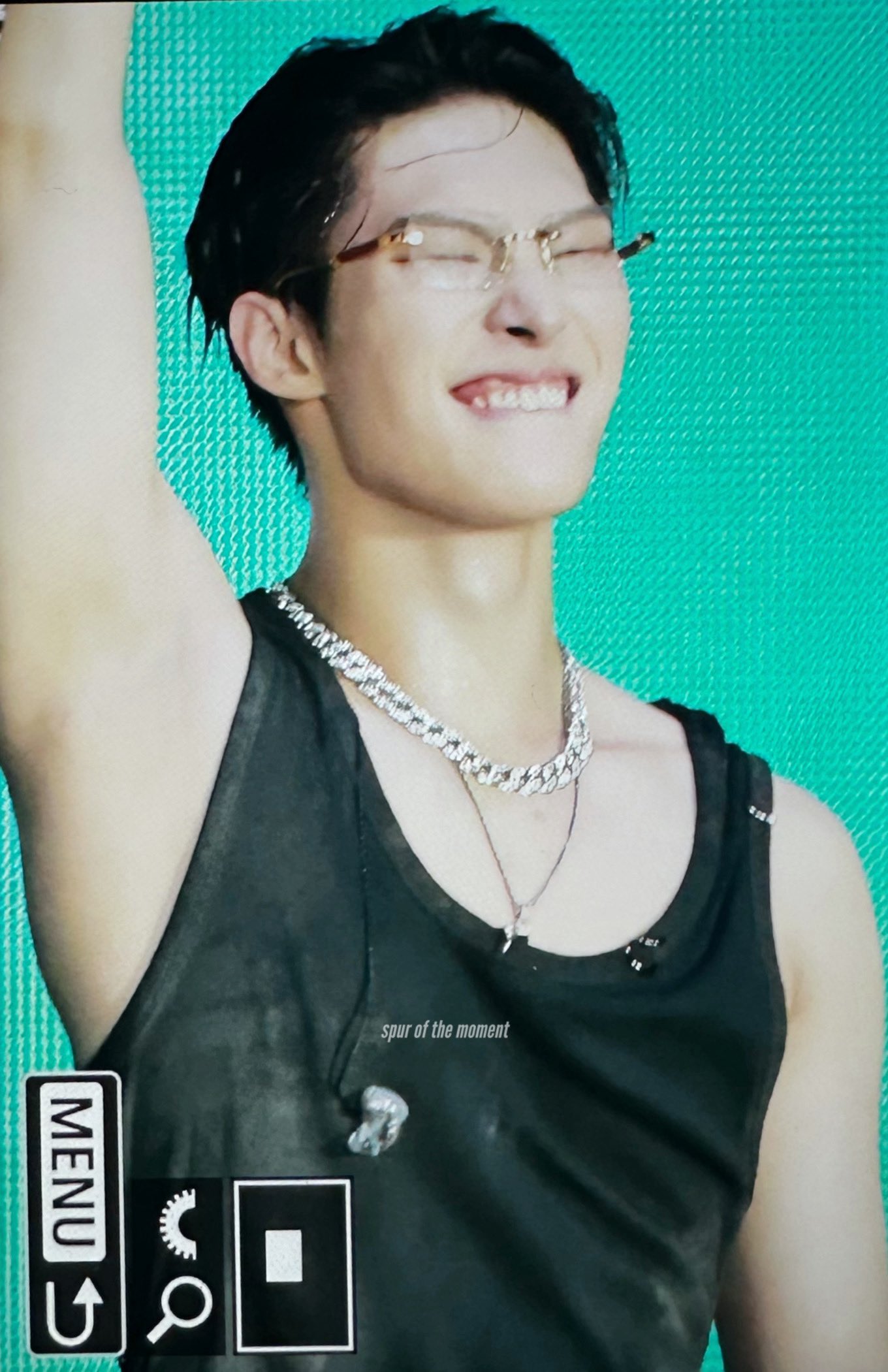 Recent activity shot of Mingi (ATEEZ)