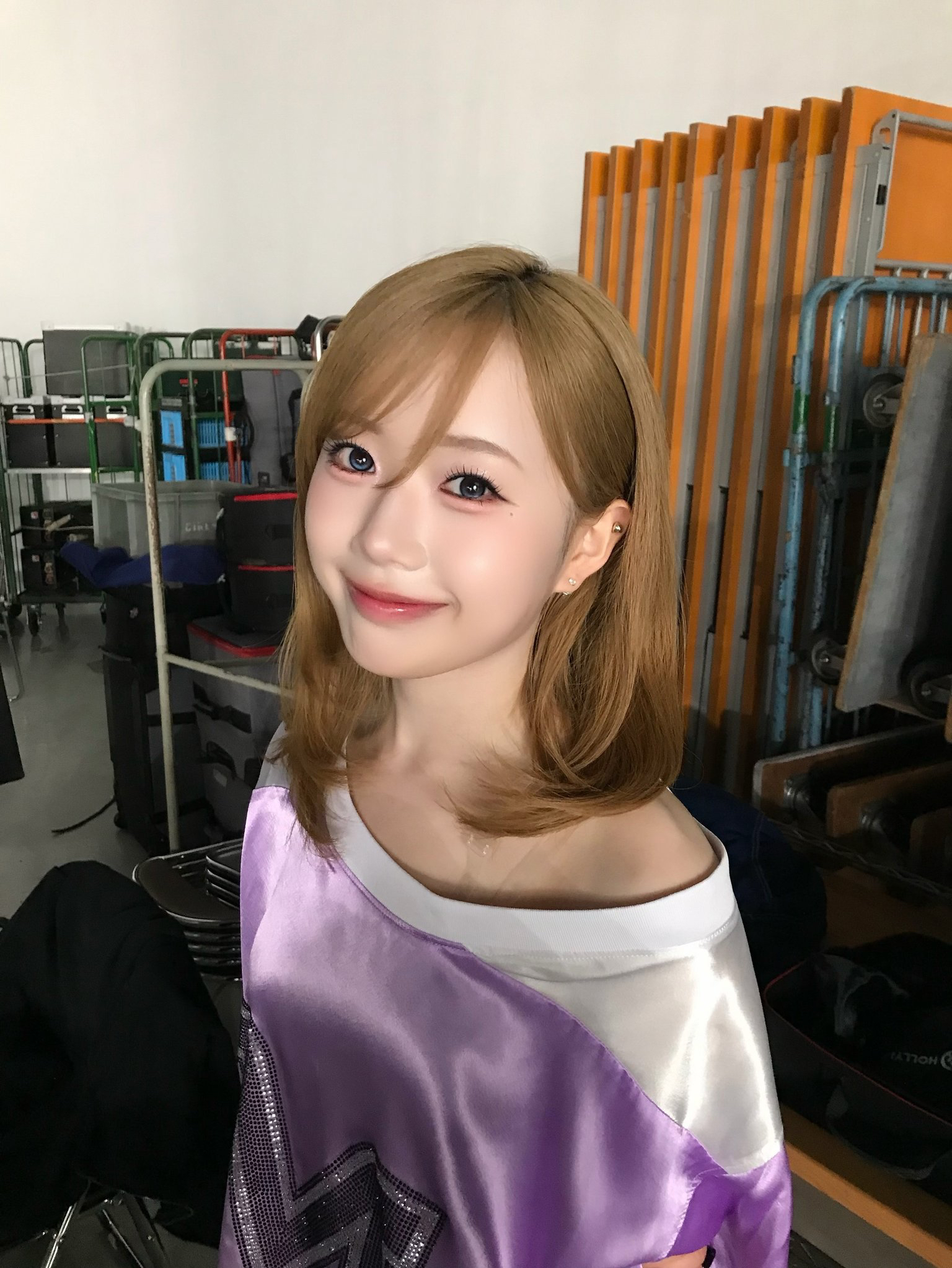 Behind-the-scenes cut of Shimizu Keiko (ME:I)