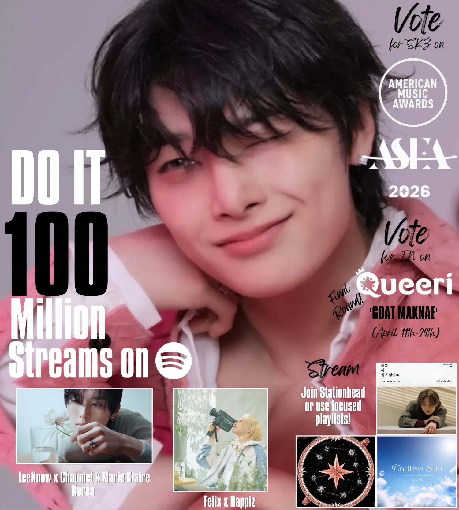 A moment captured by I.N (Stray Kids)'s fan