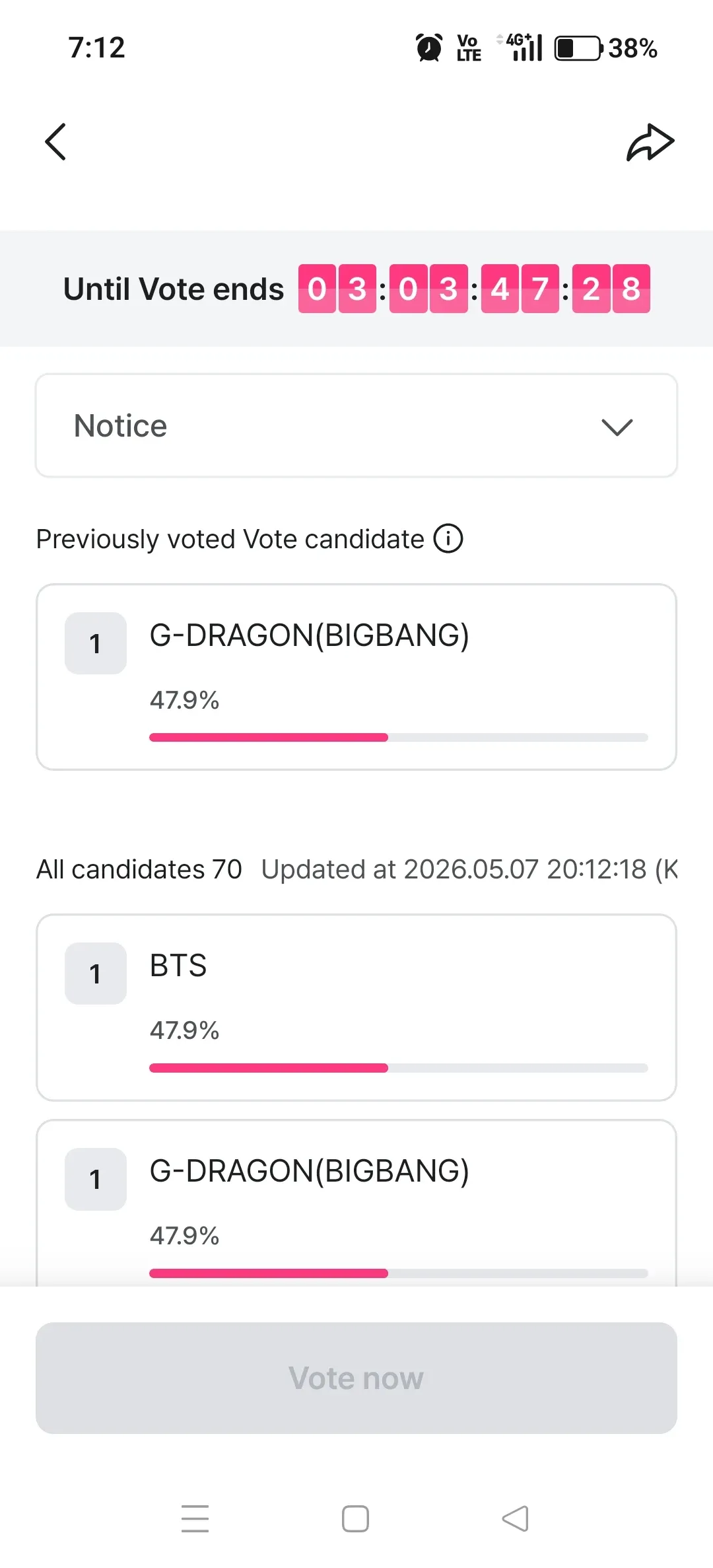 Must-see popular post of G-DRAGON (빅뱅), your favorite