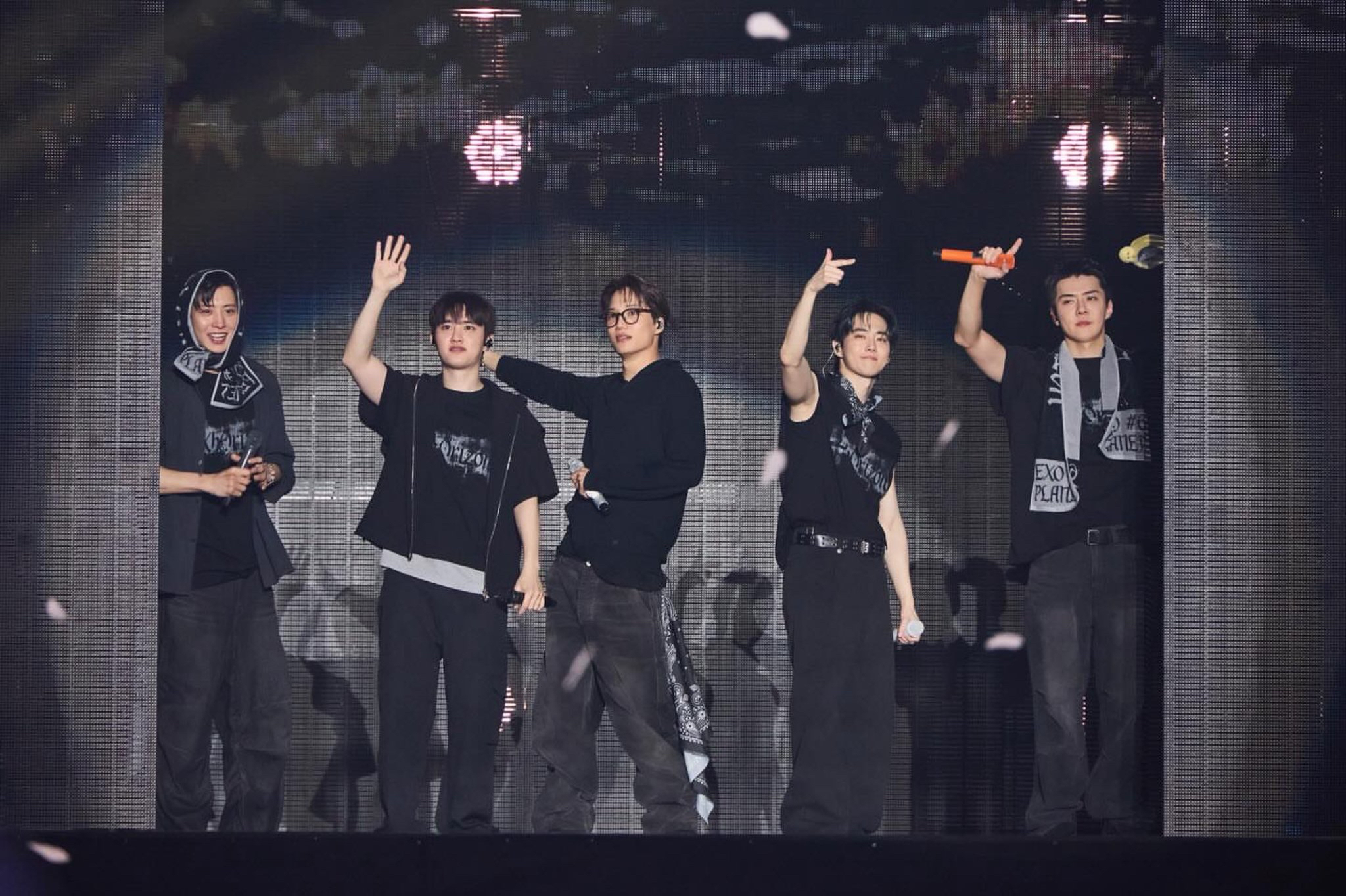 Recent activity shot of EXO