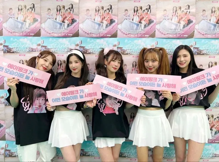 에이핑크의 비하인드 컷