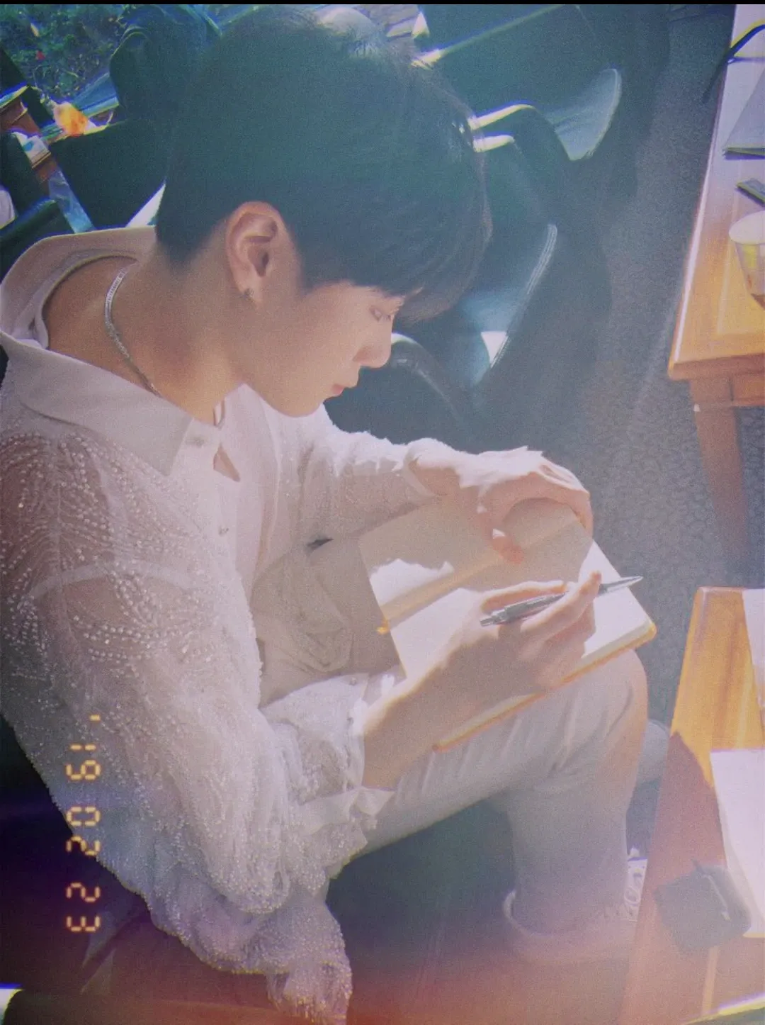 A moment captured by Moonbin (ASTRO)'s fan