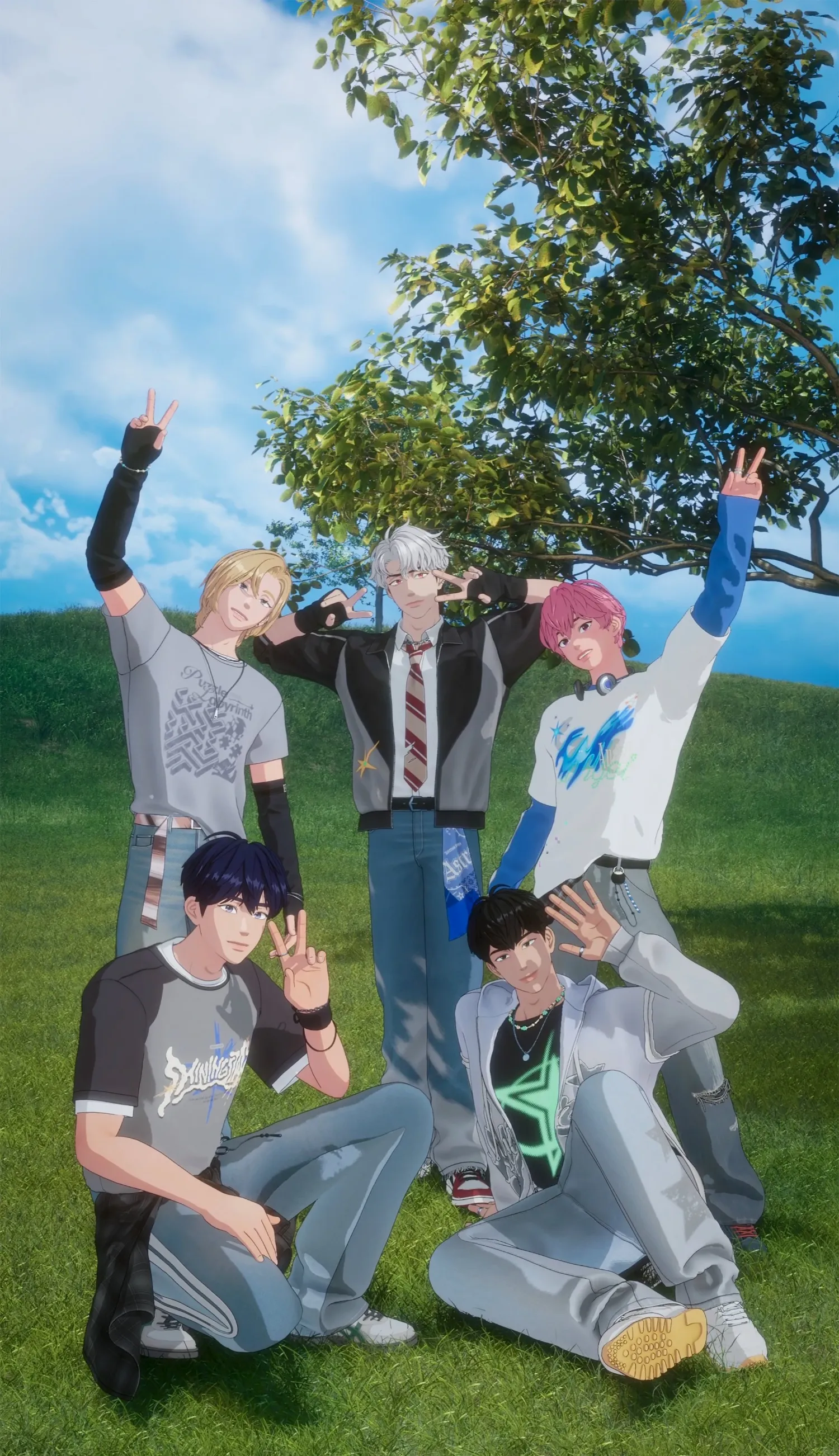 Fan-made special wallpaper for PLAVE