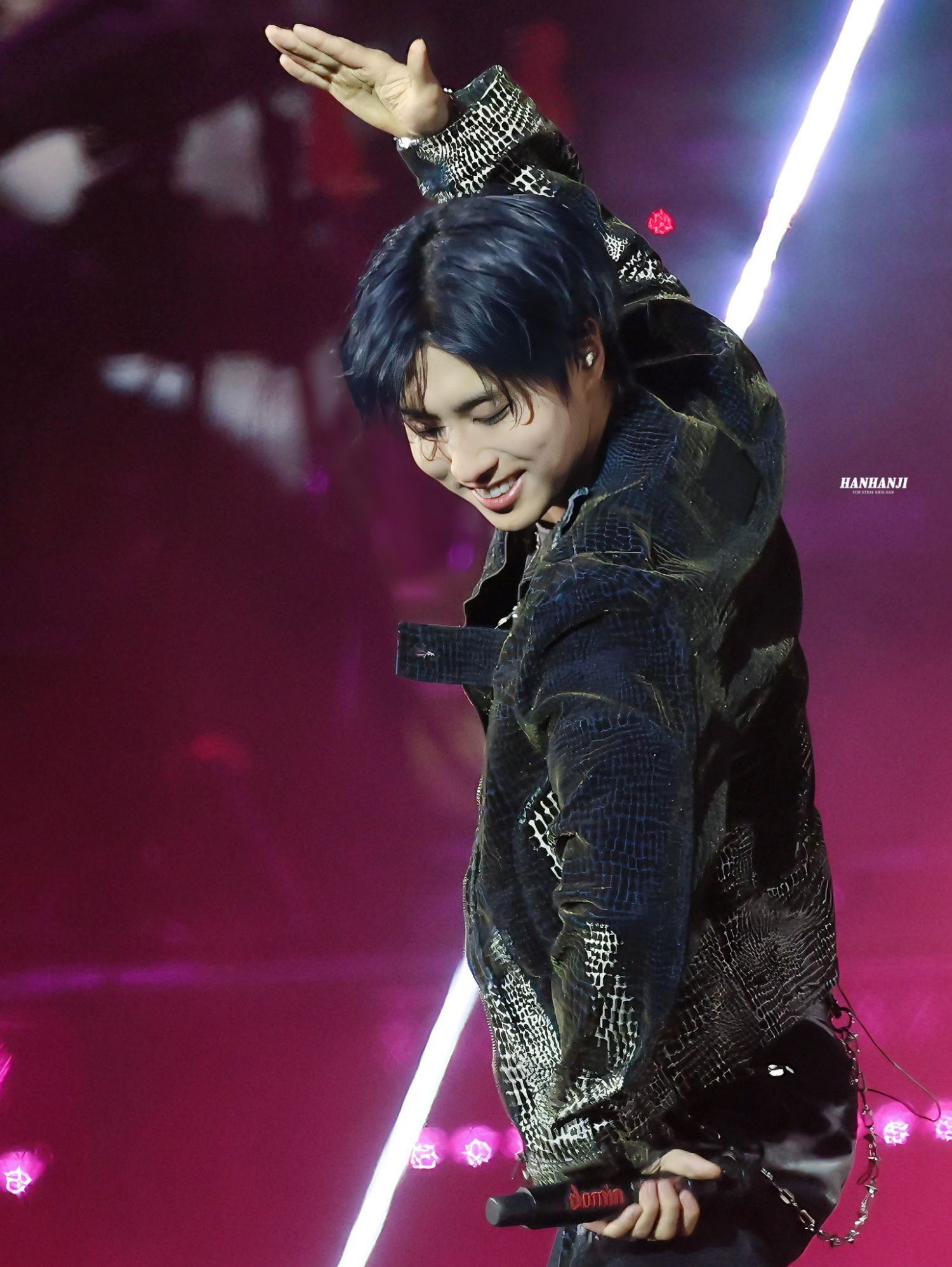 Recent activity shot of HAN (Stray Kids)