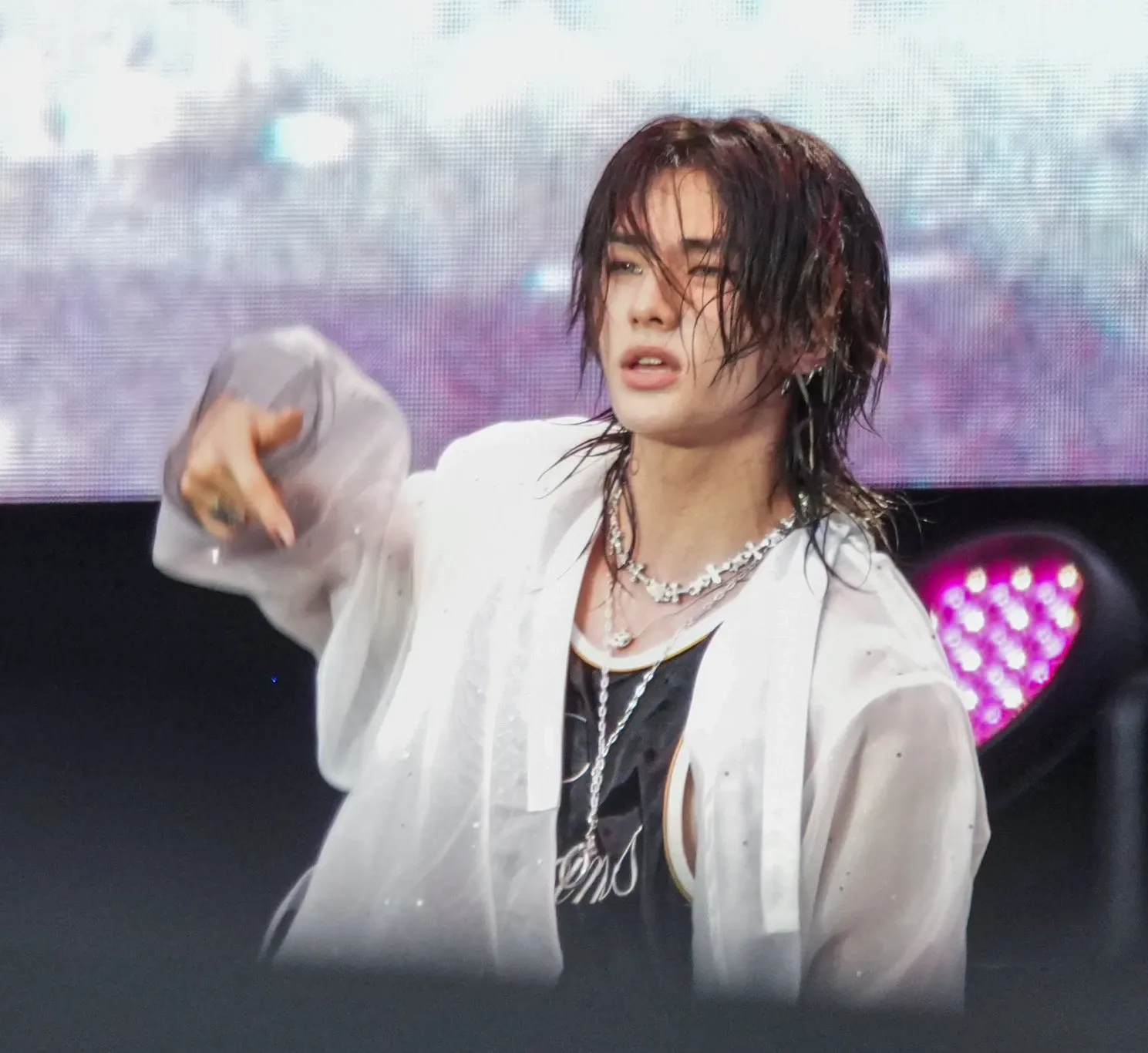 Latest photo of Hyunjin (Stray Kids)