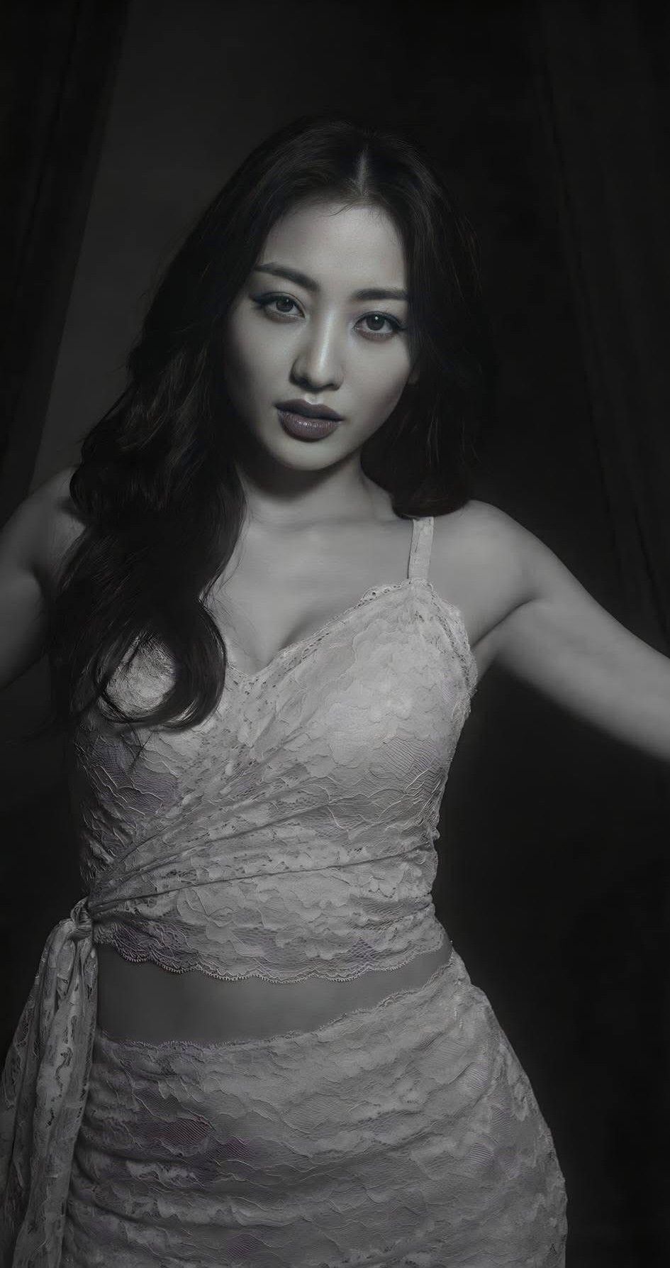 Recent activity shot of Jihyo (TWICE)