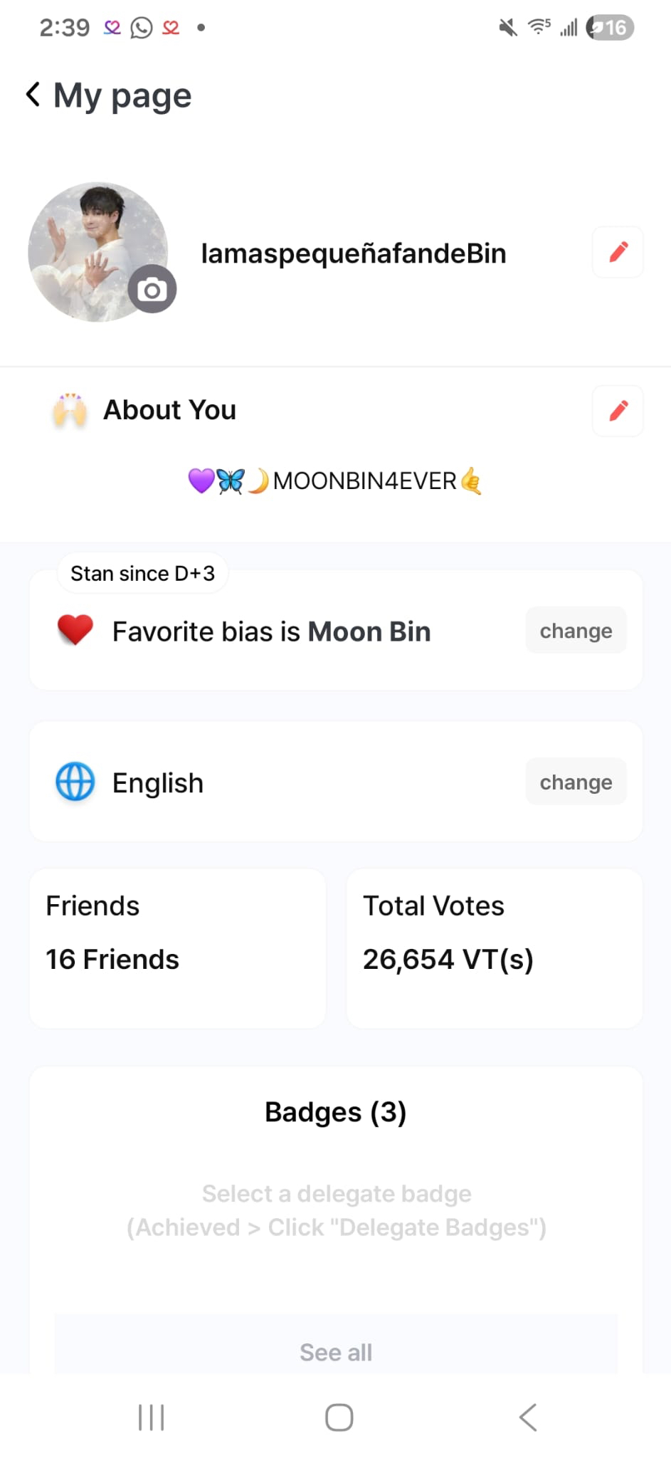 The most beloved wallpaper among Moonbin (ASTRO)'s fans