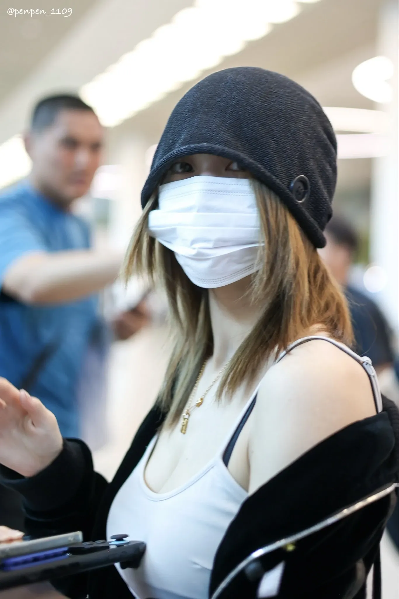 Momo (TWICE)粉絲拍下的瞬間