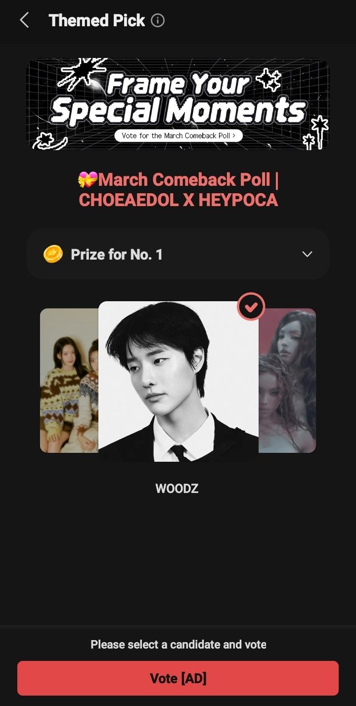 A heartfelt wallpaper shared by WOODZ's fans