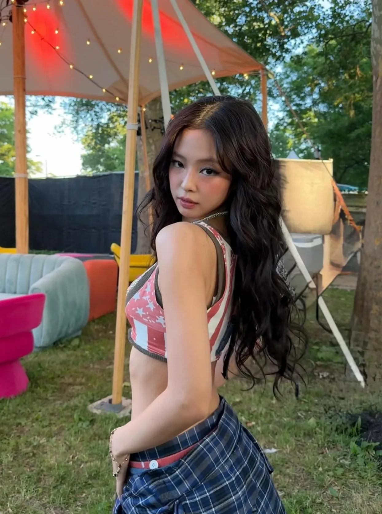 Recent activity shot of Jennie (BLACKPINK)