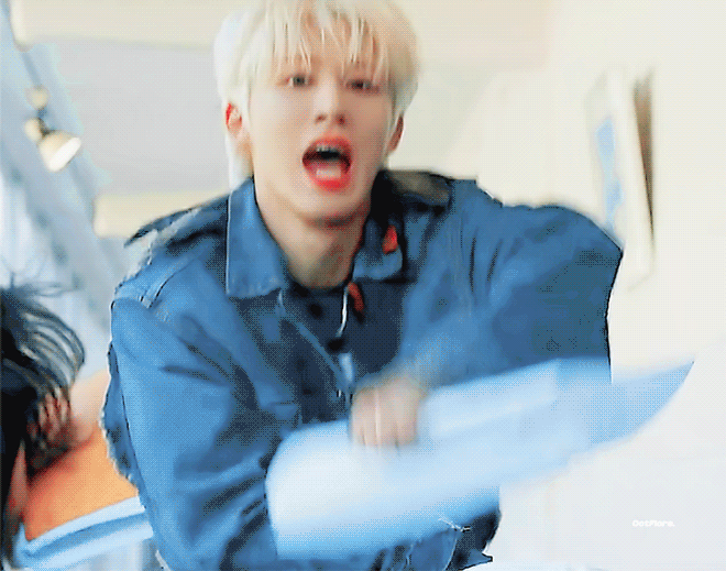 A moment captured by B.I's fan