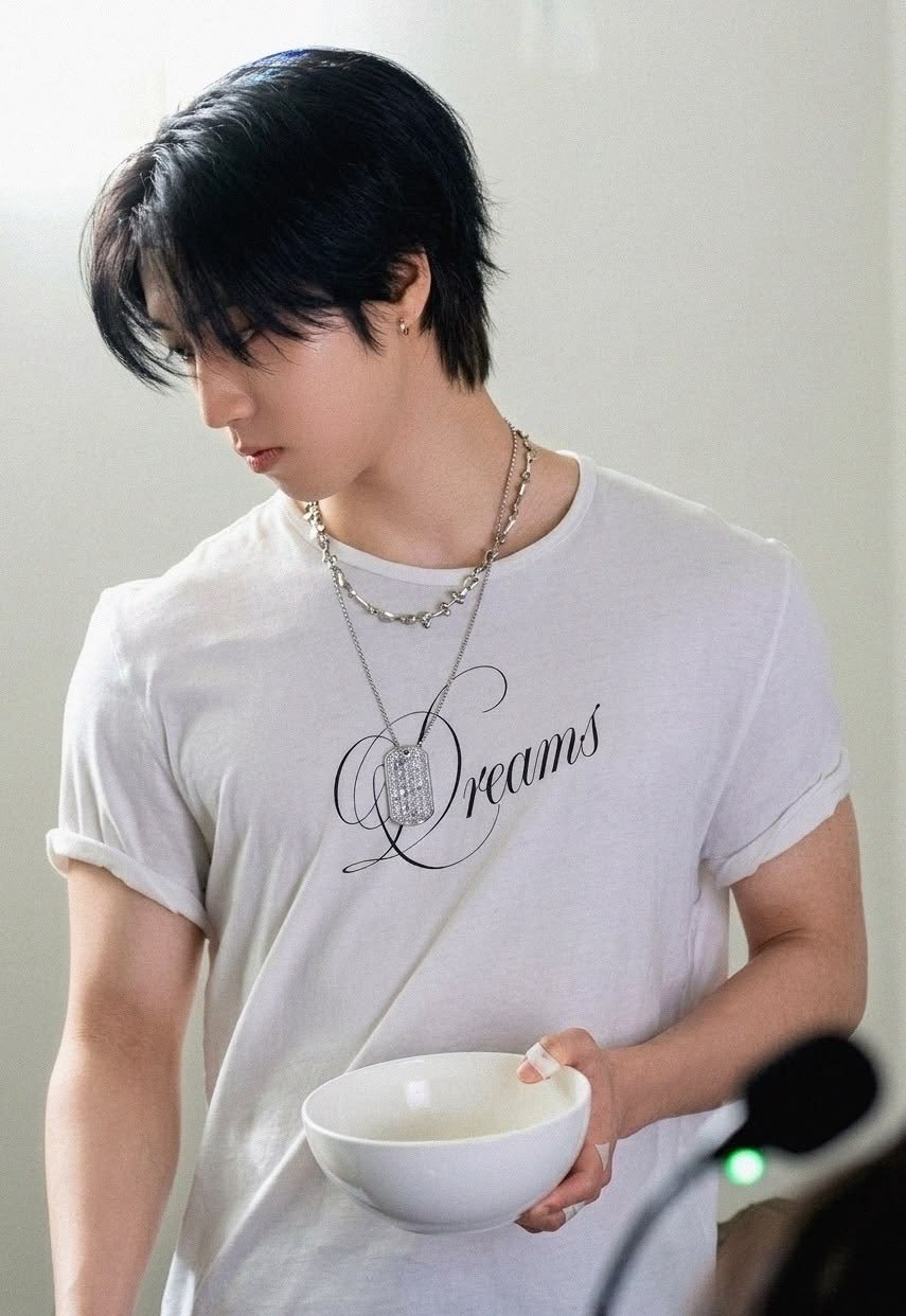A moment captured by HAN (Stray Kids)'s fan