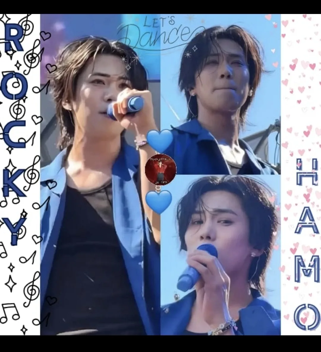 A moment captured by Rocky's fan