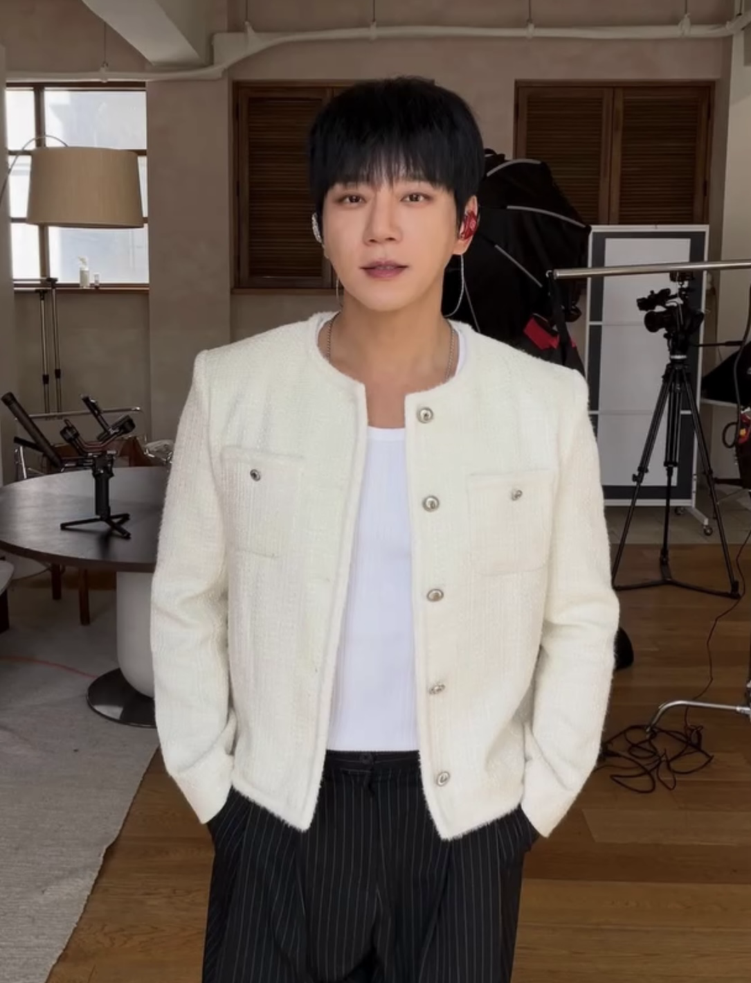 A moment captured by Hwang Chiyeol's fan