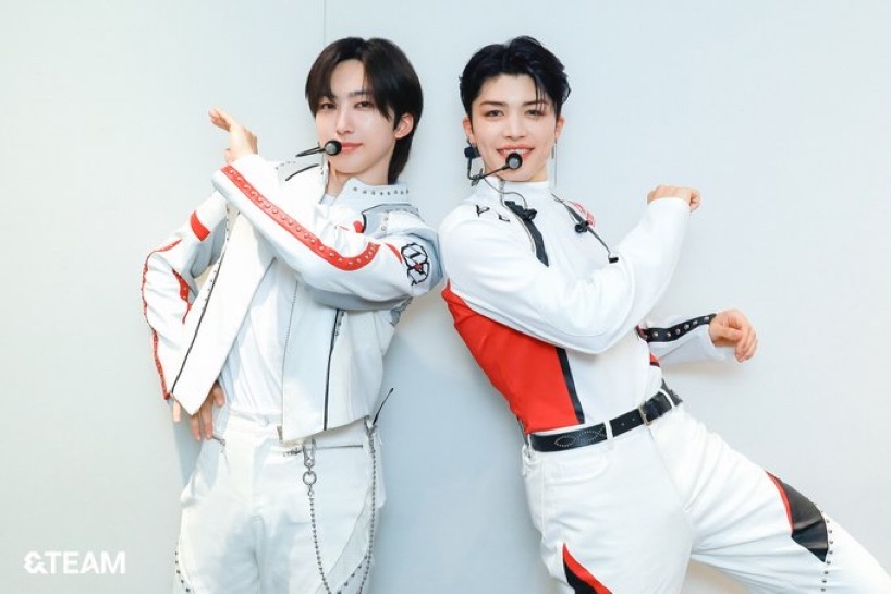 A moment captured by Fuma (&TEAM)'s fan