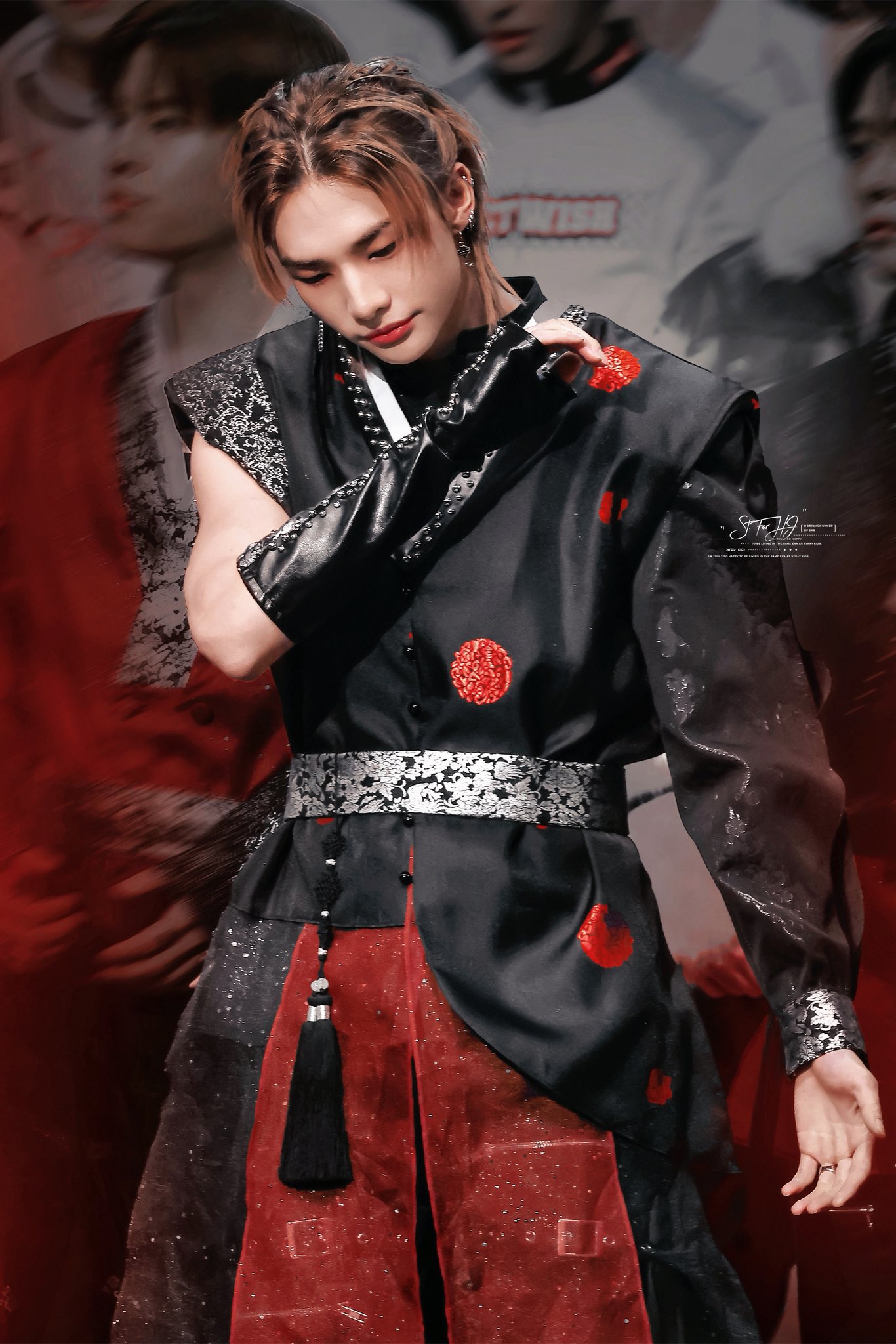 A moment captured by Hyunjin (Stray Kids)'s fan