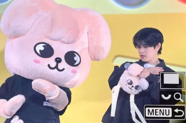 Recent activity shot of Seungmin (Stray Kids)