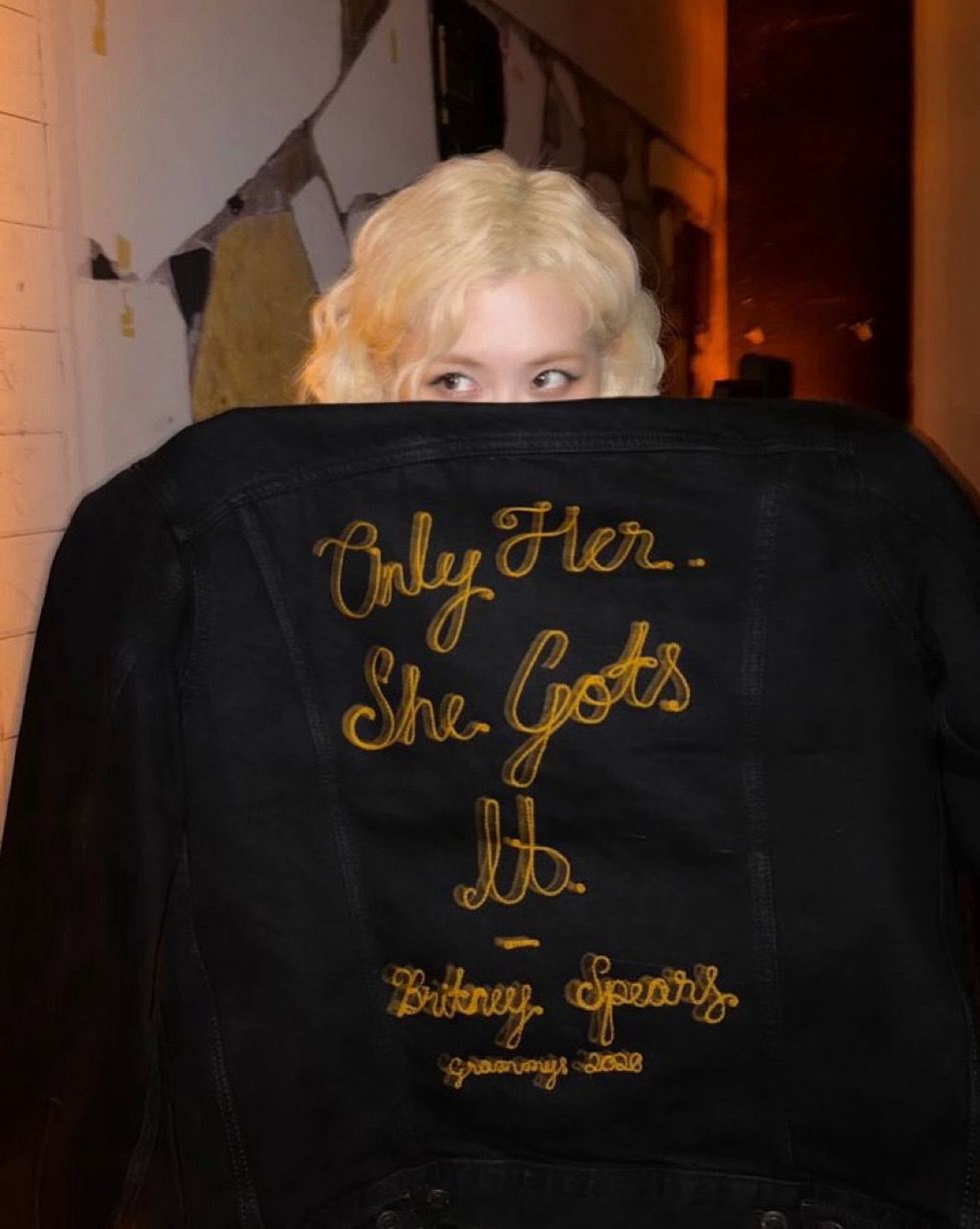 Recent activity shot of ROSÉ (BLACKPINK)