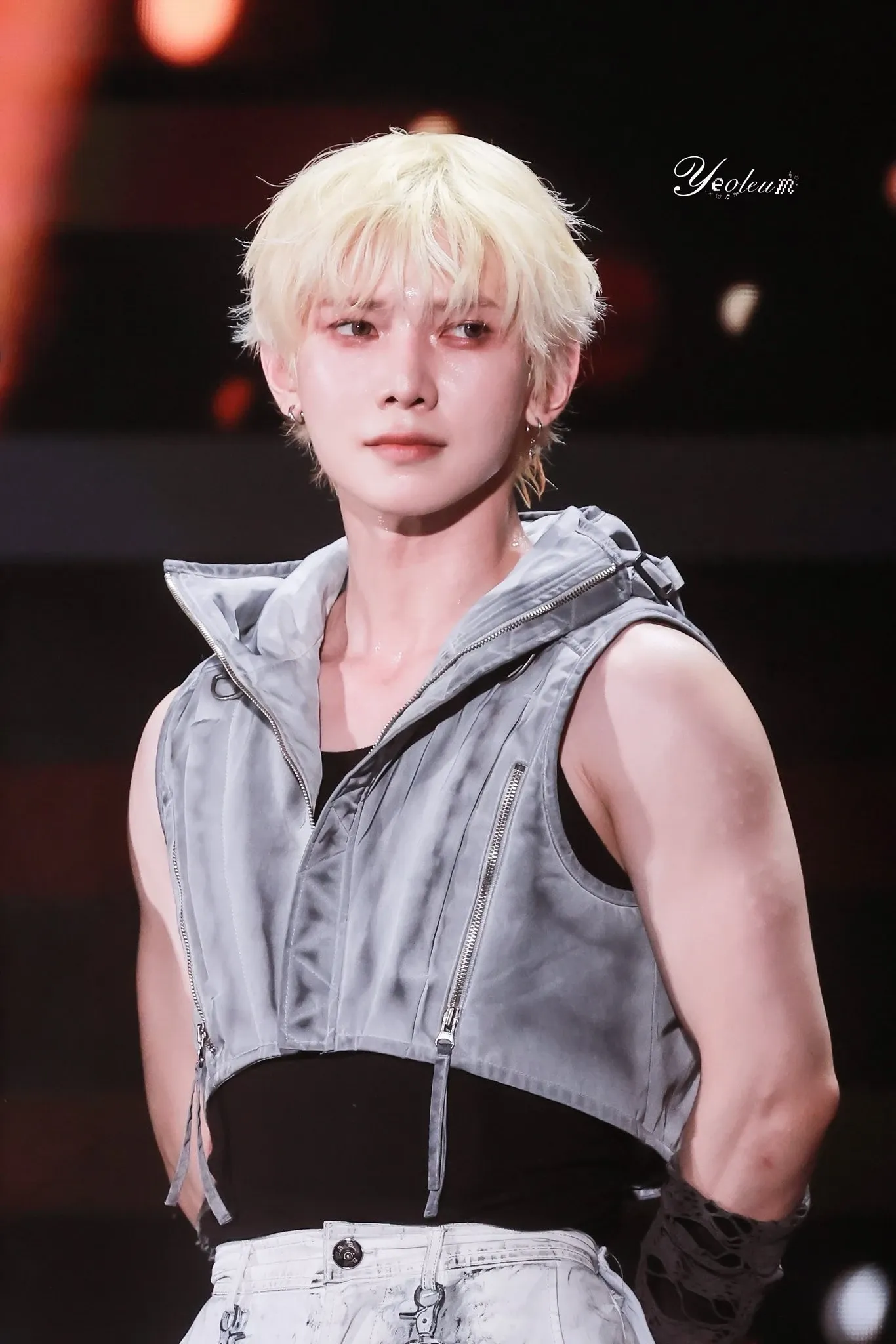 Recent activity shot of Yeosang (ATEEZ)