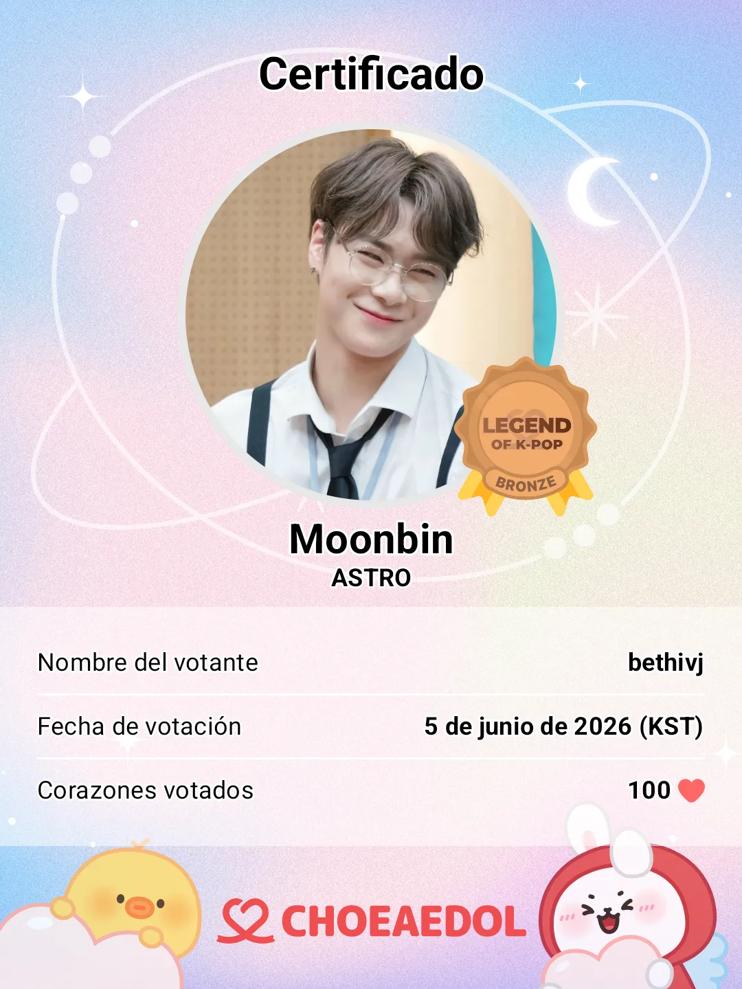 Latest photo of Moonbin (ASTRO)