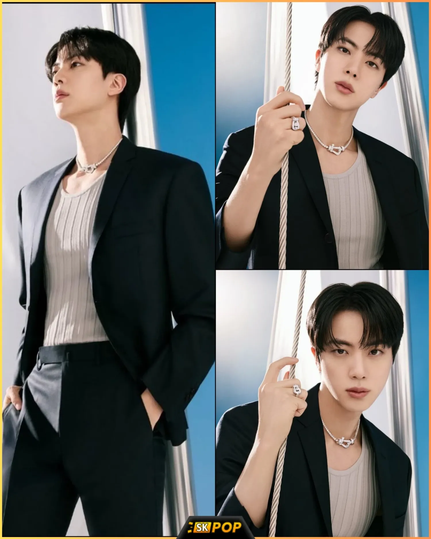 Momen yang diabadikan oleh penggemar Jin (BTS)