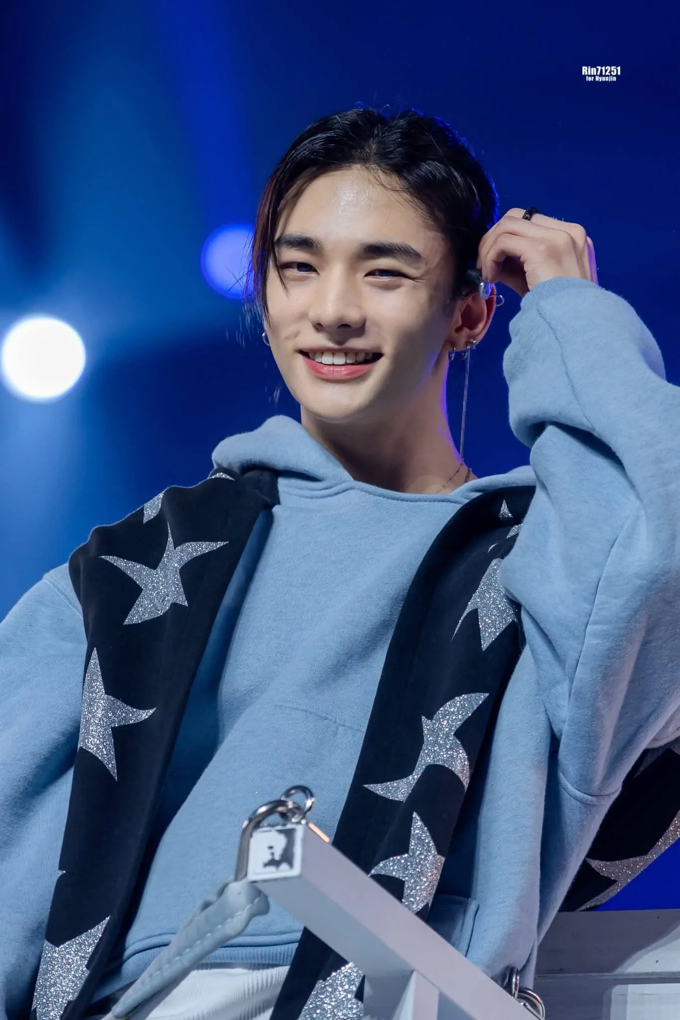 Recent activity shot of Hyunjin (Stray Kids)