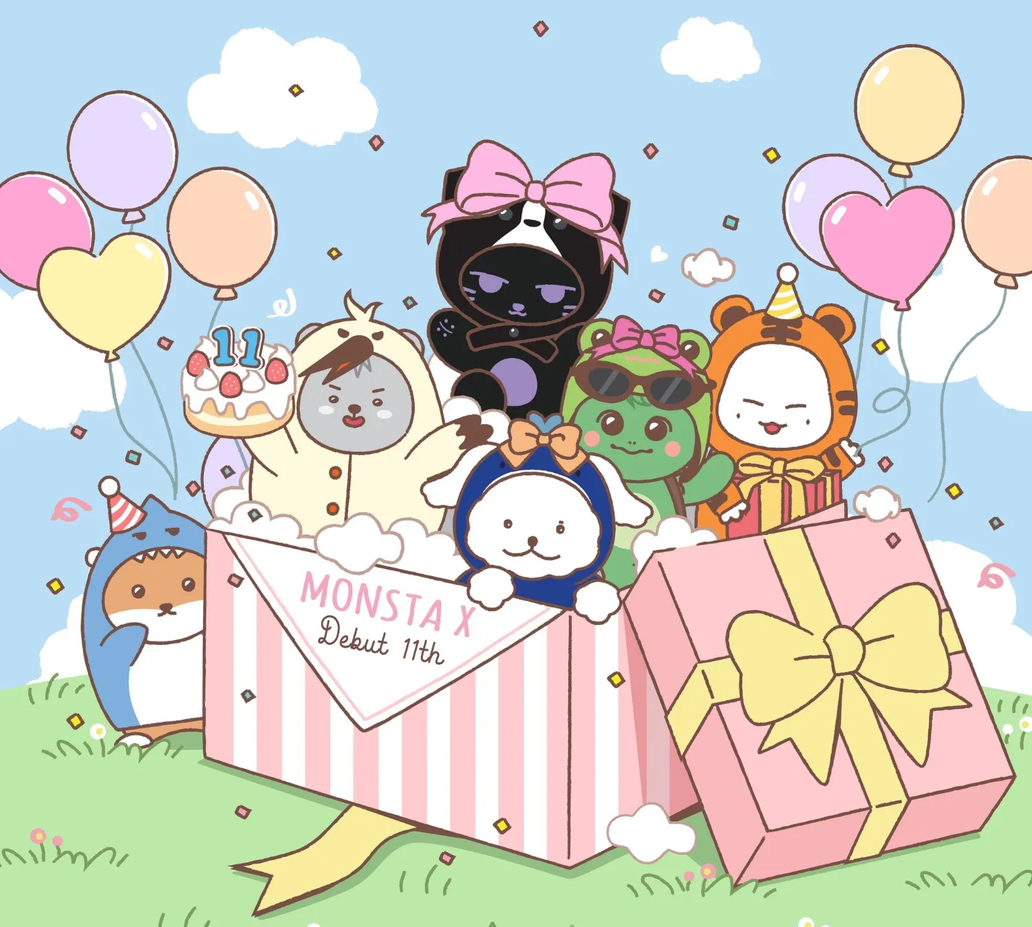 Momen yang diabadikan oleh penggemar MONSTA X
