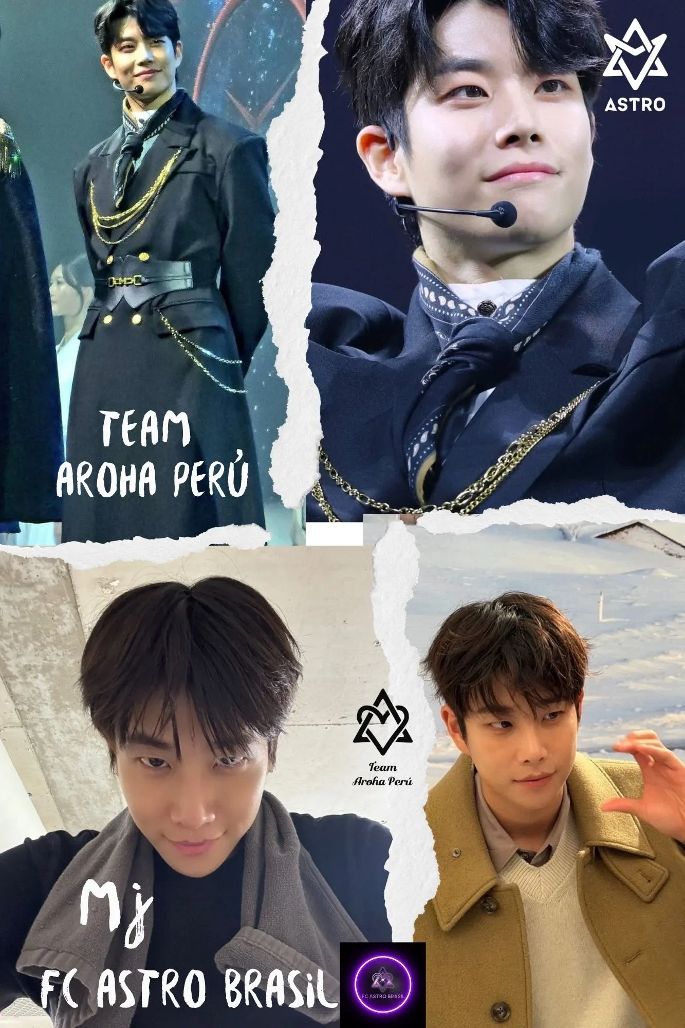 A moment captured by MJ (ASTRO)'s fan