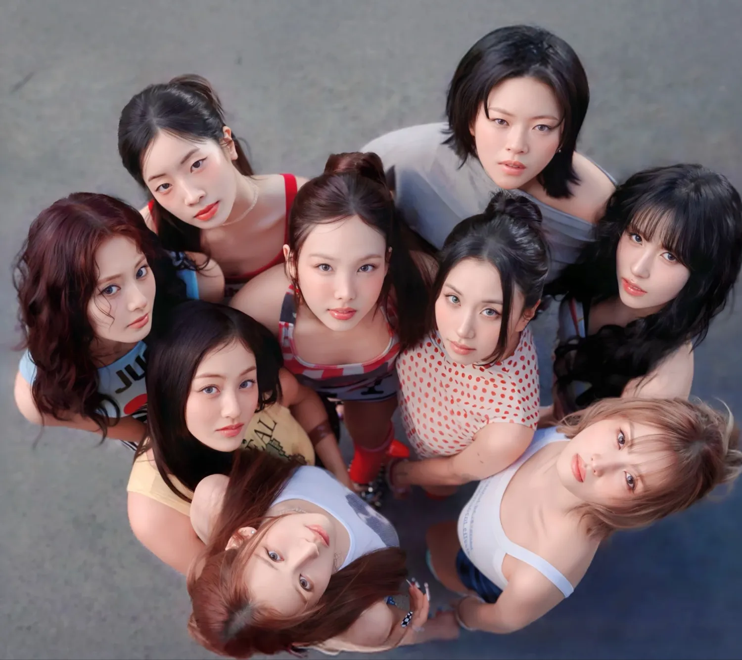 Recent activity shot of TWICE