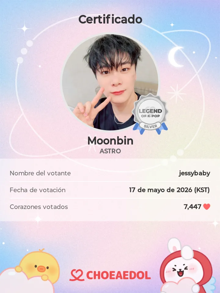 A moment captured by Moonbin (ASTRO)'s fan