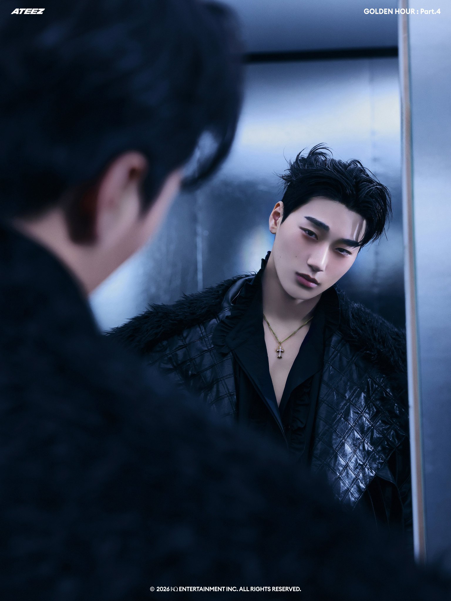 A moment captured by San (ATEEZ)'s fan