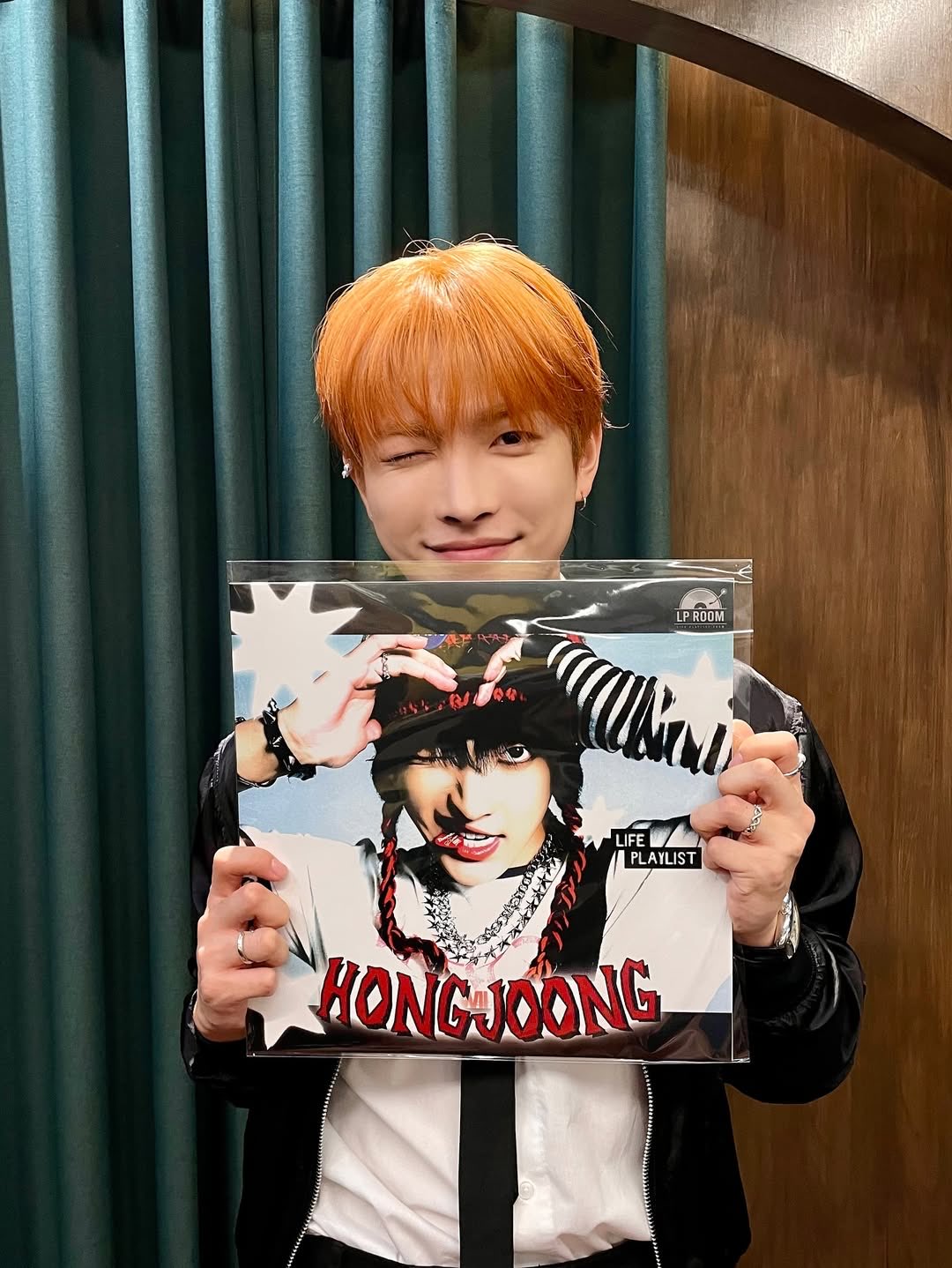 A moment captured by Hongjoong (ATEEZ)'s fan