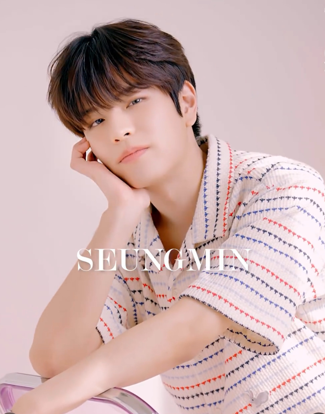 Behind-the-scenes cut of Seungmin (Stray Kids)